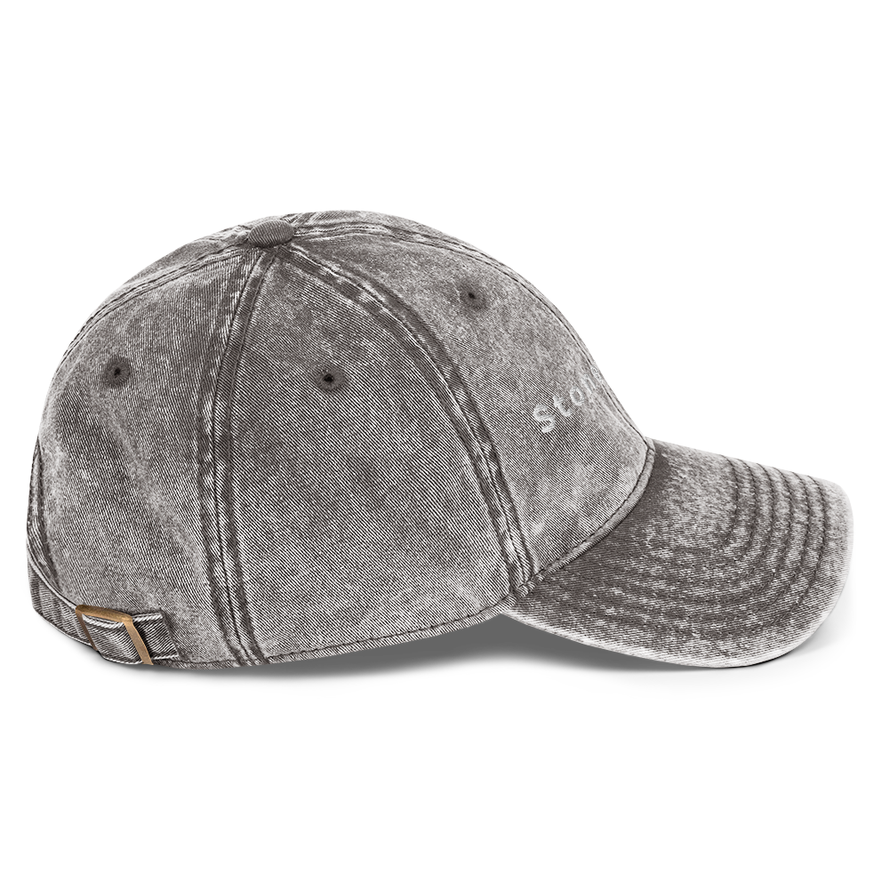 Stonewall Day Vintage Cap - Charcoal Grey