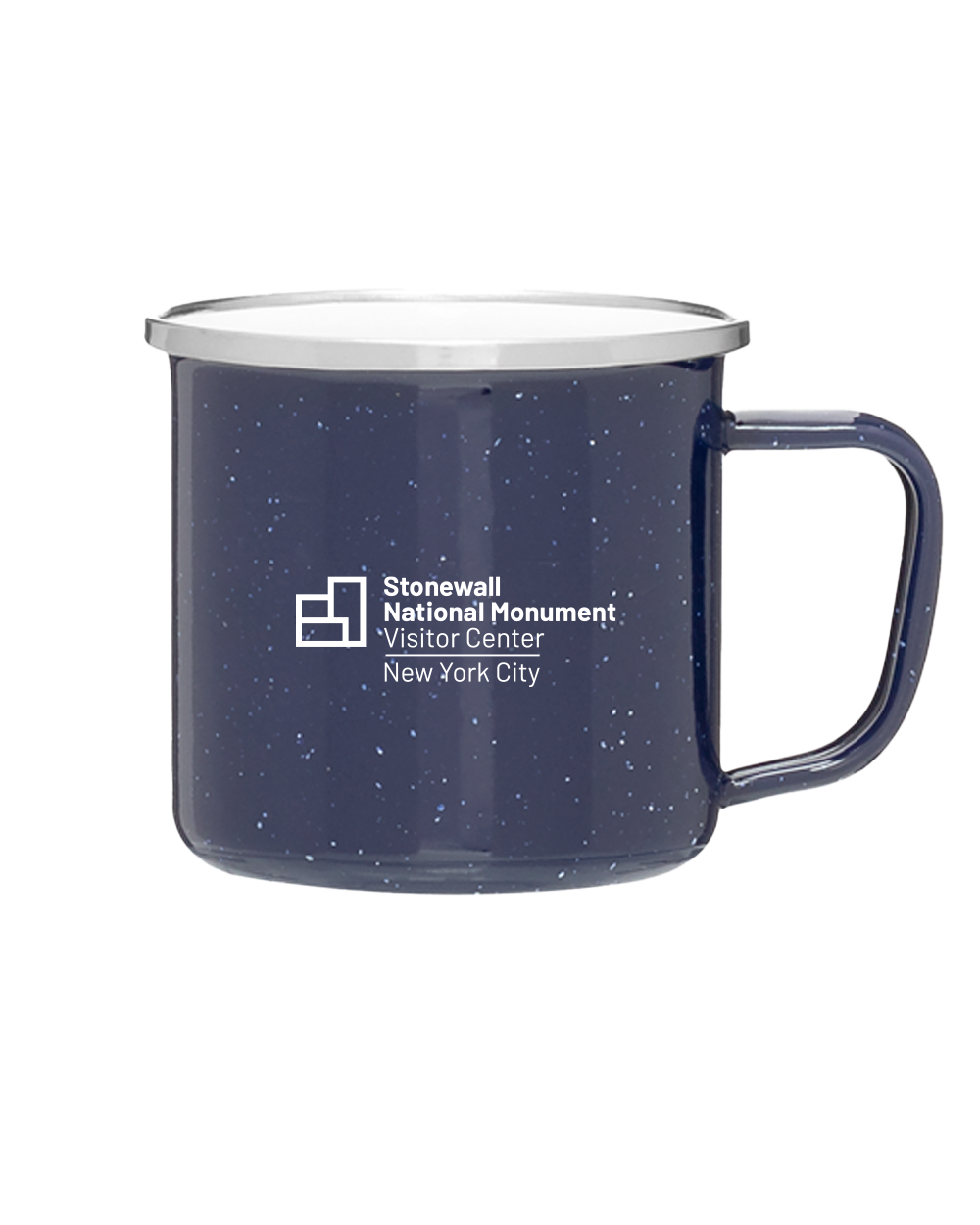 SNMVC Enamel Mug - Cobalt Blue