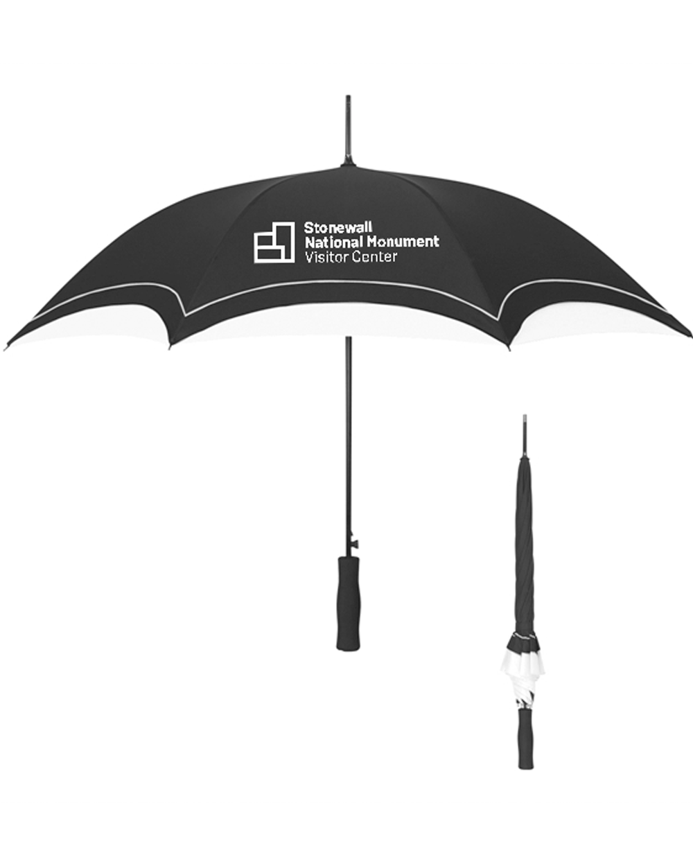 SNMVC Logo Umbrella Black